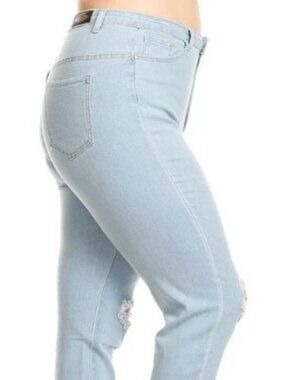 High Waist Ripped Skinny